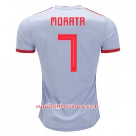 Maillot/Tenue Espagne Morata 7 Exterieur Coupe du monde 2018